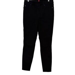 SPANX Black High Rise Skinny Ankle Tummy Control Stretch Jeans Womens XL Tall